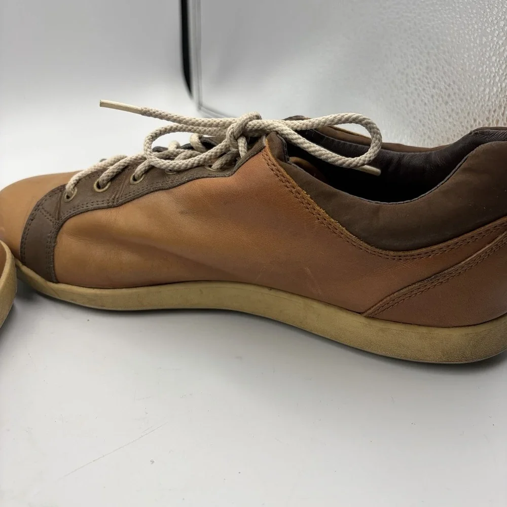 Footjoy‎ Contour Golf Shoes Brown Leather Lace Up Shoes Mens Sz 11 M Spikeless